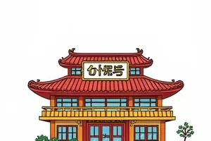 奇幻温情条漫《折纸之城》横版封面，纸折楼宇与守夜少年